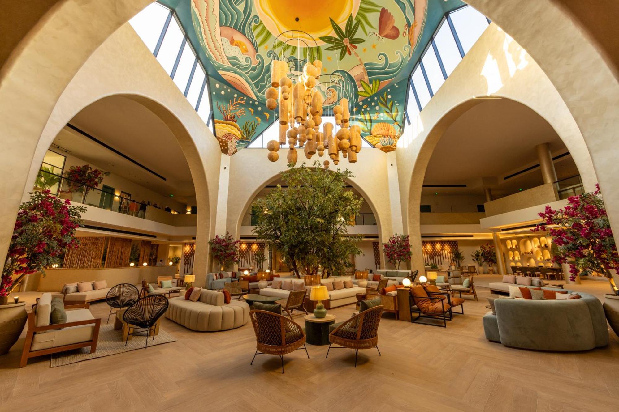 Desert Rose Resort Hurghada Esterno foto The lobby at the hotel
